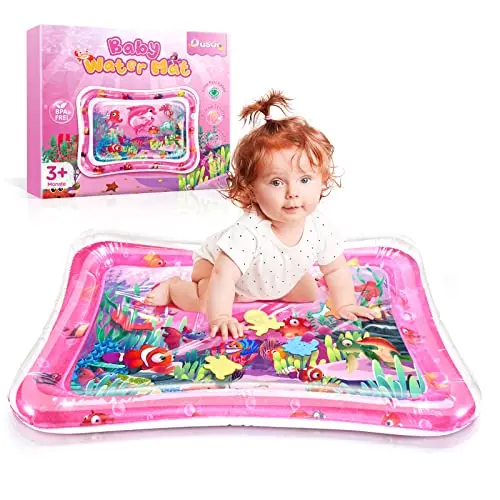 Dusor Wassermatte für Babys, BPA-frei, Aufblasbare Spielmatte für Bauchzeit und Spaßaktivitäten