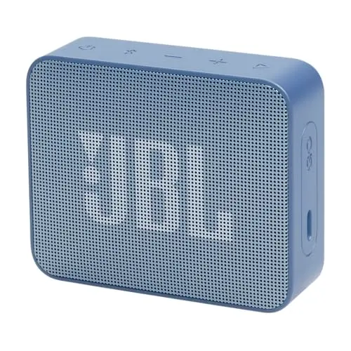 JBL GO Essential 2 Bluetooth-Lautsprecher, IP67 wasserdicht, bis zu 5 Stunden Akkulaufzeit, Blau
