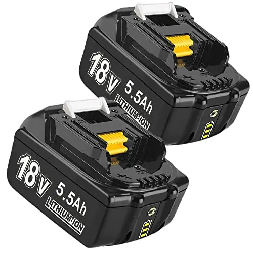2X 18V 5.5Ah Ersatzakku für Makita Werkzeuge mit LED