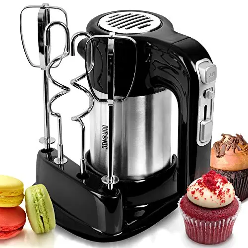 Duronic HM3 Handmixer 300W mit Rührbesen und Knethaken – ideal für Backen und Saucen