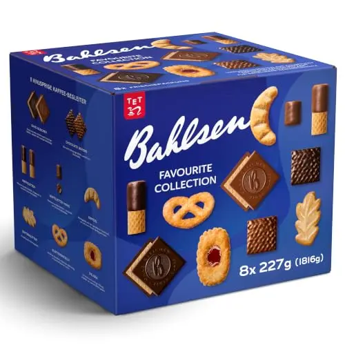 Bahlsen Favourite Collection XL – Premium Gebäckmischung, 8x161g