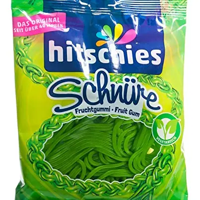 Hitschler Apfel-Fruchtgummi-Schnüre, 125 g