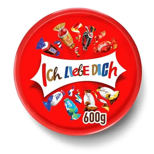 Celebrations Ich liebe dich - Personalisierte Pralinen-Dose zum Valentinstag (600 g)