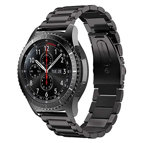 SUNDAREE Edelstahl Uhrenarmband 22mm für Samsung Gear S3, AMAZFIT GTR 4, Garmin Venu 3 und HUAWEI WATCH GT 4