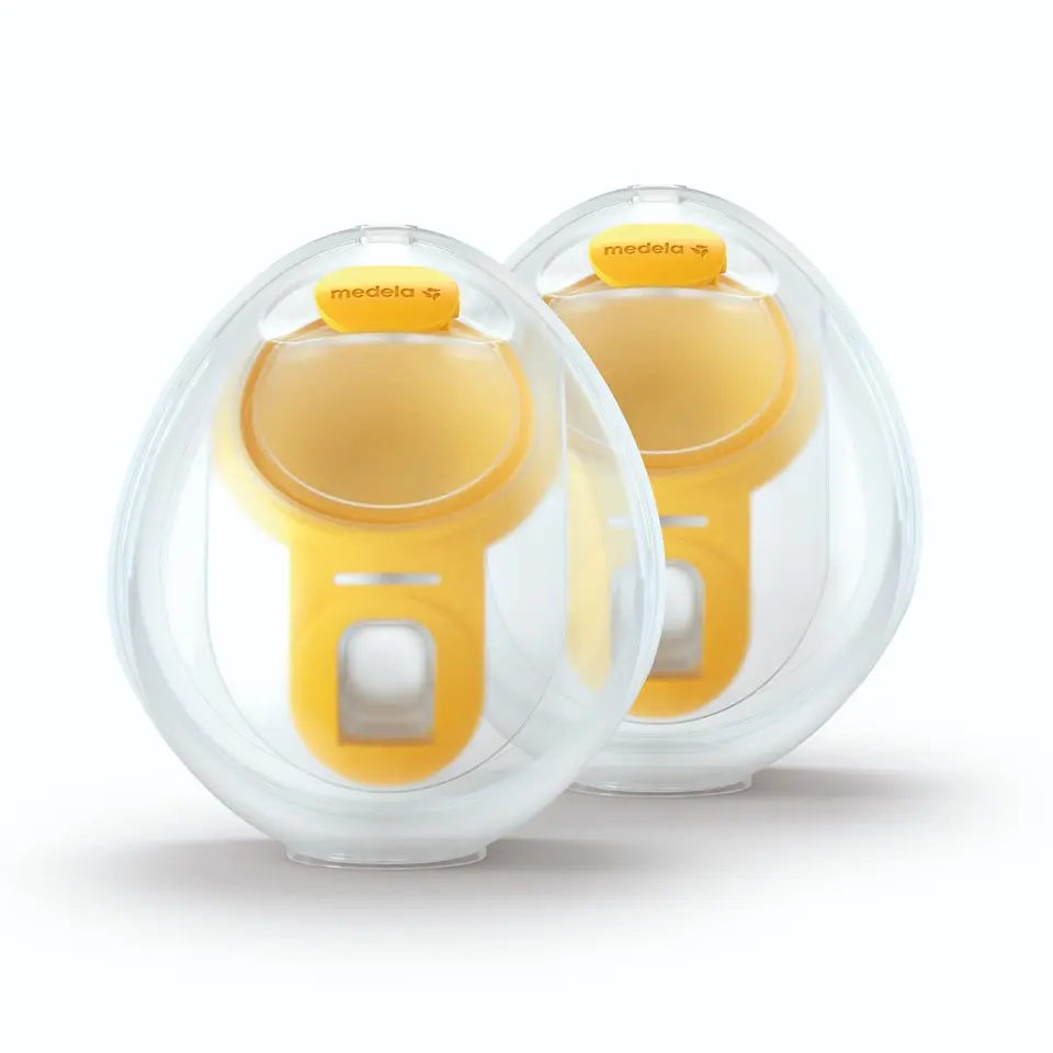 Medela Hands-Free Doppelpumpset – kompatibel mit Freestyle Flex & Swing Maxi – 1 Set mit 2 Cups