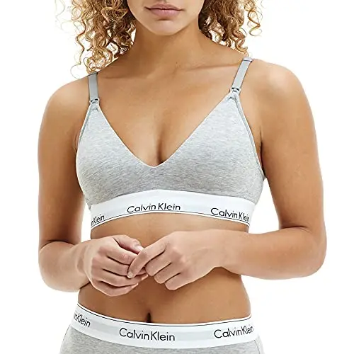 Calvin Klein Damen Still-BH in Grau, XL