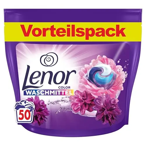Lenor Waschmittel Pods, 50 Waschladungen, Blütentraum - Langanhaltende Frische
