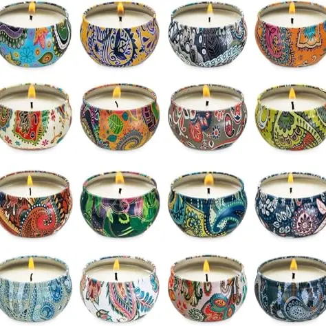 SOSINYA Geschenkset mit 16 Duftkerzen für Damen - Ideal für Valentinstag, Muttertag und Frauentag