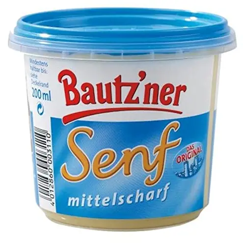 Bautz'ner Senf mittelscharf 200 ml