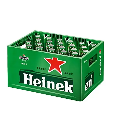 Heineken Pils Bier 28 x 0,25 l Flaschen, Kasten, 5% Alkohol, Natürliche Zutaten, Erfrischend Milder Geschmack