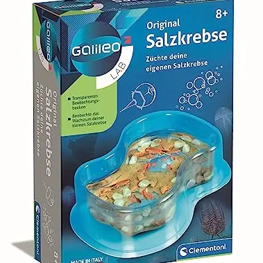 Clementoni Galileo Lab Salzkrebse - Züchte und beobachte Urzeitkrebse - Spielzeug für Kinder ab 8 Jahren