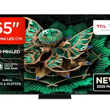 TCL 65C7K 65 Zoll QD-Mini LED Fernseher, 4K HDR, Smart Google TV, Dolby Vision, Bang & Olufsen Audio