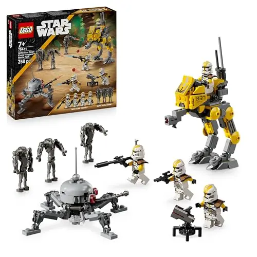 LEGO Star Wars Klonsoldaten des 327. Sternenkorps Battle Pack – Spielzeug für Kinder ab 7 Jahren – Kreatives Geschenk für Jungen und Mädchen – 75431