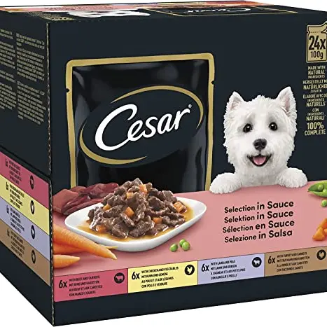 Cesar Hundefutter im Frischebeutel