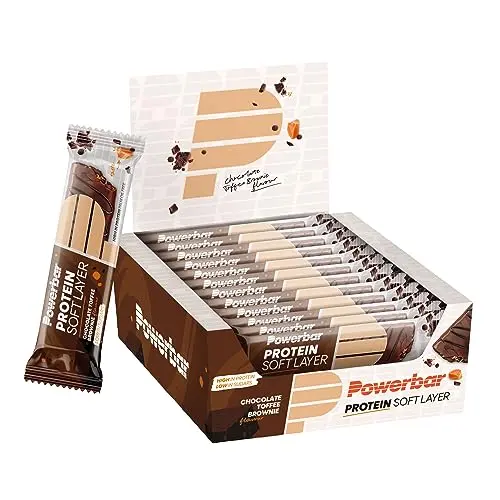 Powerbar Protein Soft Layer Chocolate Toffee Brownie 12x40g - proteinreich