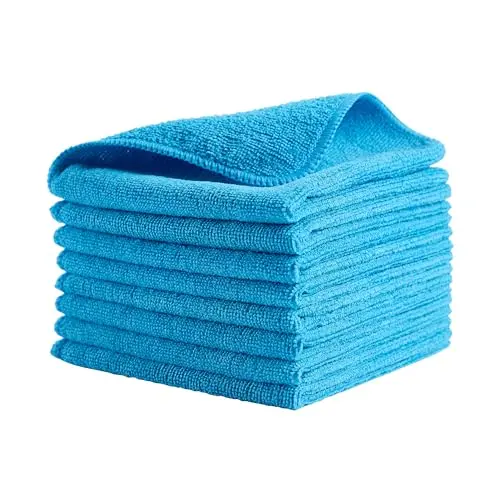 Rubbermaid Mikrofasertuch, 40x40 cm, blau – Allzweck-Reinigungstuch für Staubwischen und Polieren