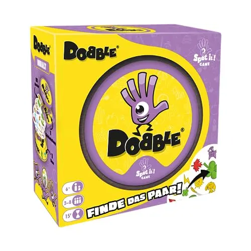 Dobble Classic Familienspiel - Kartenspiel für 2-8 Spieler ab 6 Jahren, 15 Minuten Spieldauer, Deutsch