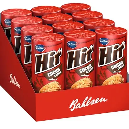 Bahlsen Hit Cacao Crème 134 g - 12er Pack