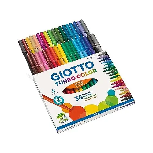 Giotto Turbo Color Filzstifte in 36er Packung