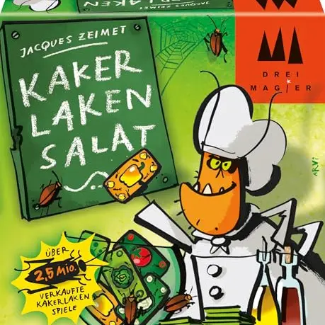 Kakerlakensalat Kartenspiel von Schmidt Spiele - Drei Magier, grün