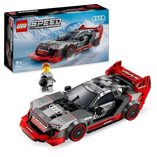 LEGO Speed Champions Audi S1 e-tron Quattro Rennwagen Set, Modellauto für Kinder ab 9 Jahren