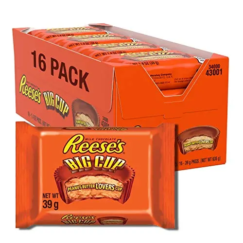 Reeses Big Cup Erdnussbutter-Riegel, 16 Stück