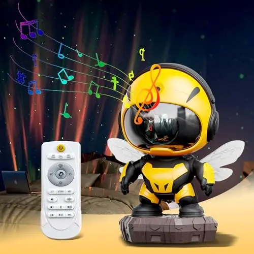 Longzhuo Sternenhimmel Projektor mit Fernbedienung und Bluetooth - Ideal für Raumdekoration und Geschenke