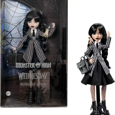 Monster High x Wednesday Addams Puppe