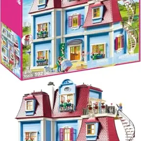 PLAYMOBIL Puppenhaus 70205, Mit Türklingel, Für Kinder ab 4 Jahren