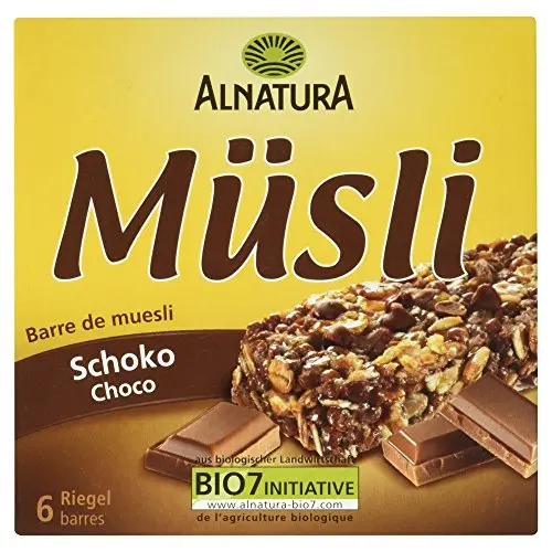 Alnatura Bio Schoko Müsli-Riegel, 150 g