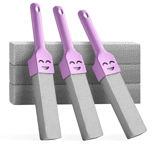 MOPUBZO 6-teiliges Bimsstein Toilettenreiniger Set - Kratzfrei & Chemiefrei (Grau)