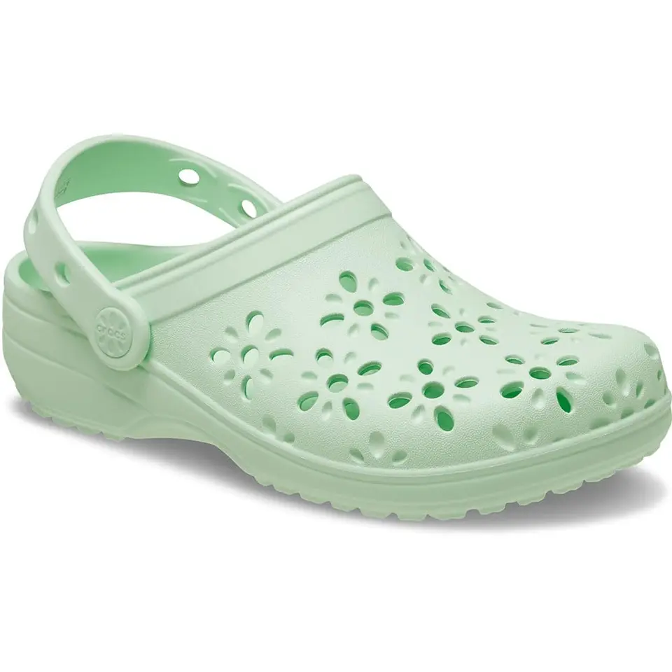 Crocs Unisex Kinder Classic Floral Clog, Jade Tint, 20/21 EU