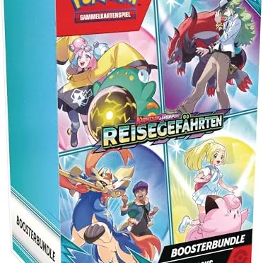 Pokémon-Sammelkartenspiel: Boosterbundle Karmesin & Purpur (6 Boosterpacks)