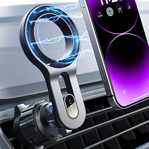 LISEN Magnetische Handyhalterung für Auto - Magsafe Lüftungshalterung für iPhone 16/15/14/13/12 Pro Max Plus