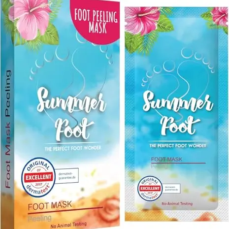 Summer Foot Premium Hornhaut-Entferner – Effektive Fußpflege-Socken für weiche Füße – Dermatologisch getestet