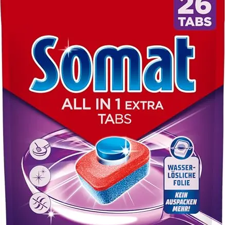 Somat All in 1 Extra Spülmaschinentabs, 26 Tabs