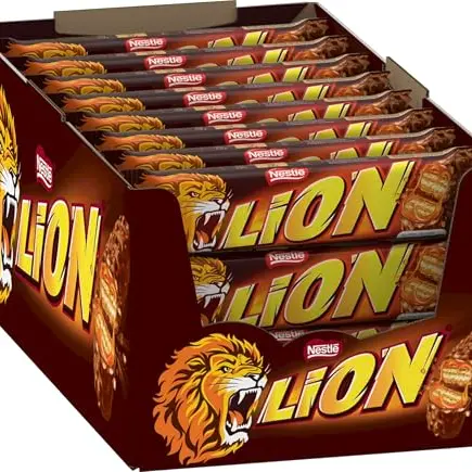Nestlé LION Schokoriegel mit Karamell, 24er Pack (24 x 42g)