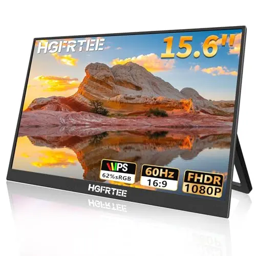 15,6 Zoll Portable FHD Monitor mit USB-C, VESA-Mount und Augenschutzmodus für Business und Gaming