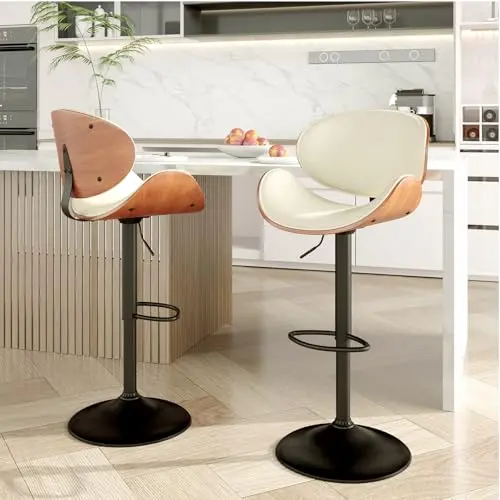 Aivermeil Barhocker 2er Set - Beige