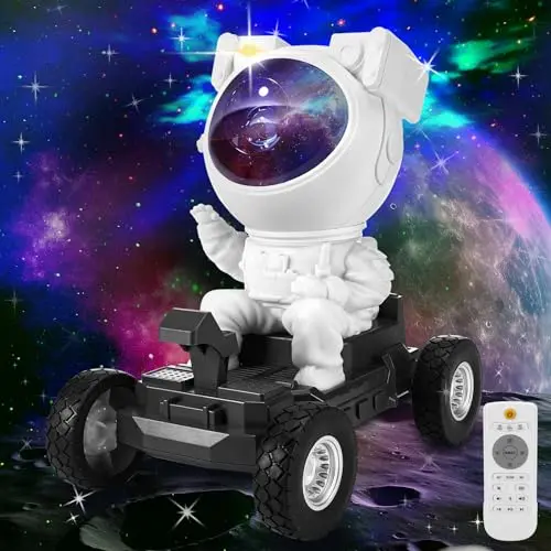LED Sternenhimmel Projektor Astronaut mit Timer und Fernbedienung – Galaxy Licht für Schlafzimmer