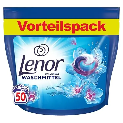 Lenor Waschmittel Pods, 50 Waschladungen, Aprilfrisch, Langanhaltende Frische