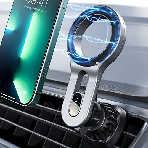 LISEN Magnetische Auto Handyhalterung für iPhone 16/15/14/13/12 Pro Max - Magsafe Lüftungs-Halterung