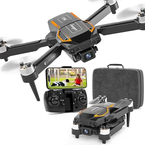 F198 Mini Drohne mit HD Kamera, Geste/VR Steuerung, 20 Min Flugzeit, für Anfänger und Erwachsene