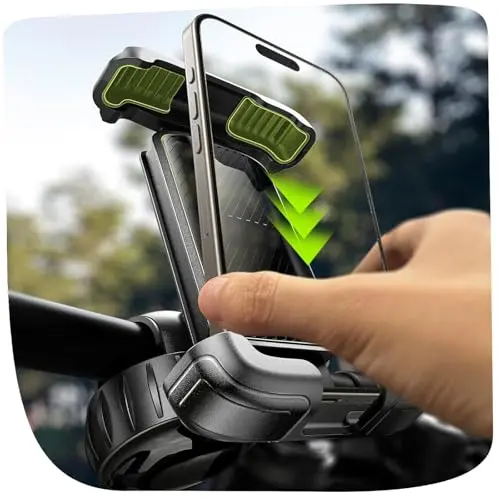 LISEN Handyhalterung für Fahrradlenker, 360° Universal Halterung für Smartphones mit einfacher Montage