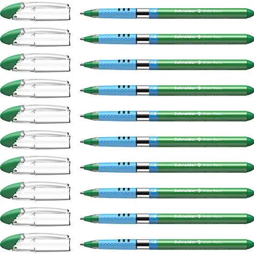 Schneider Slider Basic Kugelschreiber, 10er Pack, grün