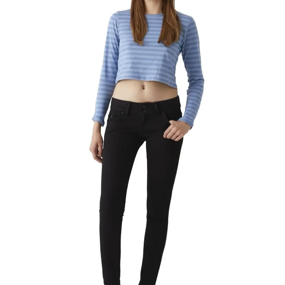 LTB Damen Molly Jeans in Schwarz, 24W / 30L