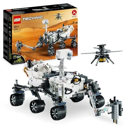 LEGO 42158 Technic NASA Mars-Rover Perseverance Raum-Spielzeug Set mit AR-App für Kinder ab 10 Jahren
