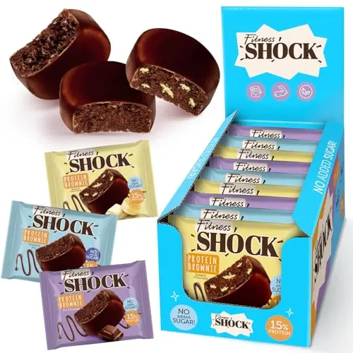 Protein Snack Mixbox ohne Zucker, 15% Eiweiß, low carb, ballaststoffreich, weiche Konsistenz, ohne GVO, 9 Stück à 50g – verschiedene Sorten