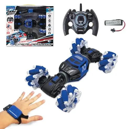Lexibook Extreme Crosslander RC Offroad-Auto mit Fernbedienung und Gestensteuerung, bis 12 km/h, wiederaufladbar, Musik