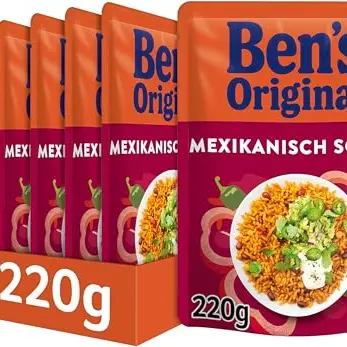 BEN'S ORIGINAL™ Express Mexikanischer scharfer Reis 6x220g